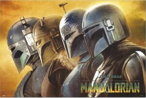 Plakát, Obraz - Star Wars: The Mandalorian - Mandalorians, (91.5 x 61 cm)