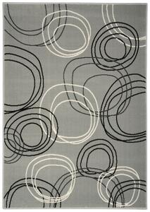 Kusový koberec Kruhy grey 120x170 cm