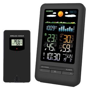Solight TE87 - Meteostanice s LCD displejem 2xAA černá
