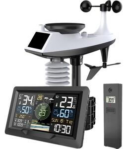 Solight TE91WiFi - Prof. meteostanice s barevným LCD displejem 2xAA Wi-Fi Tuya