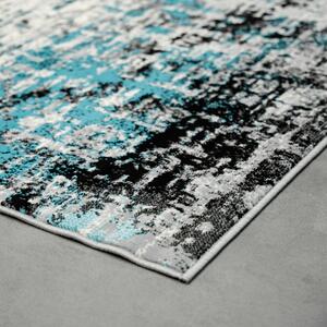 Kusový koberec Beton blue 80x150 cm