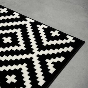 Kusový koberec Gloria new black/cream 160x230 cm