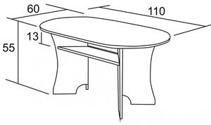 BRADOP Konferenční stůl MARTIN 110x60