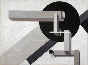 Obrazová reprodukce Proun 1 D, 1919, Lissitzky, Eliezer (El) Markowich