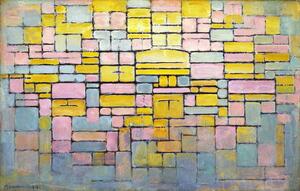 Mondrian, Piet - Obrazová reprodukce Tableau no. 2 / Composition no. V, 1914, (40 x 24.6 cm)