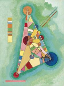 Kandinsky, Wassily - Obrazová reprodukce Colorful in the triangle, (30 x 40 cm)
