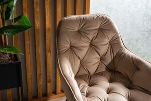 SIGNAL Jídelní židle/křeslo CHERRY velvet zelené