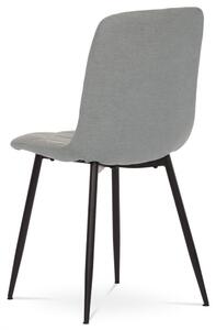 Jídelní židle SOVA — kov, látka, více barev Černá