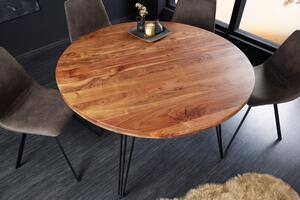 Kulatý jídelní stůl SCORPION 120 CM masiv akácie Nábytek | Jídelní prostory | Jídelní stoly | Všechny jídelní stoly
