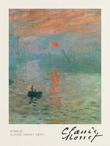 Obrazová reprodukce Sunrise - Claude Monet, (30 x 40 cm)