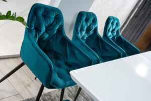 SIGNAL Jídelní židle/křeslo CHERRY velvet šedé