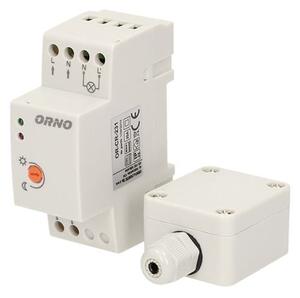 Soumrakový spínač na DIN lištu, IP20/IP65, 3000W, CR-231