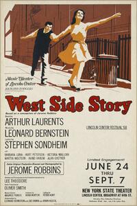 Obrazová reprodukce West Side Story, 1968 (Vintage Theatre Production), (26.7 x 40 cm)