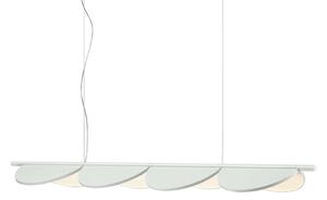 FLOS Almendra Linear LED závěsné 4 zdroje bílá