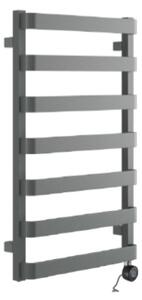 Emmy Design Koupelnový radiátor elektrický Tavi 85x50 cm šedá metalik