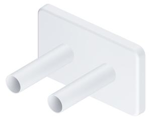 Emmy Design Krytka Viola pro zakrytí připojení (trubek) ke koupelnovému radiátoru bílá