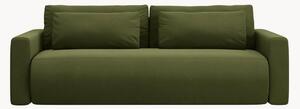 Trojmístná rozkládací pohovka s úložným prostorem Belfast Army Green & Black