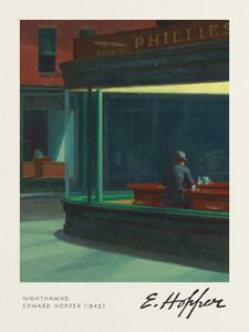 Obrazová reprodukce Nighthawks - Edward Hopper, (30 x 40 cm)