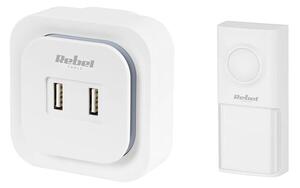 Bezdrátový zvonek 36 melodií + 2x USB