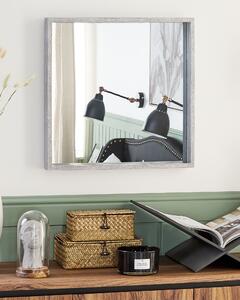 Nástěnné zrcadlo 50 x 50 cm šedé BRIGNOLES