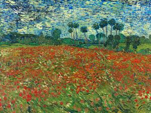 Obrazová reprodukce Poppy Fields - Vincent van Gogh, (40 x 30 cm)