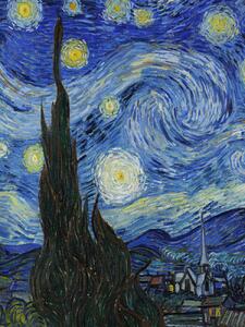 Obrazová reprodukce The Starry Night (Portrait Edition) - Vincent van Gogh, (30 x 40 cm)