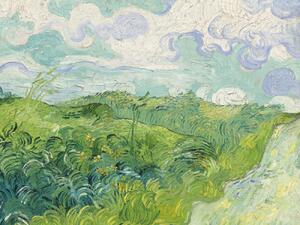 Obrazová reprodukce Green Wheat Fields - Vincent van Gogh, (40 x 30 cm)