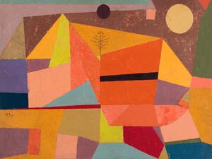 Obrazová reprodukce Joyful Mountain Landscape - Paul Klee, (40 x 30 cm)