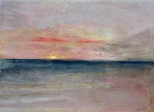 Turner, Joseph Mallord William - Obrazová reprodukce Sunset, (40 x 30 cm)
