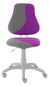 Dětská rostoucí židle FUXO Alba S-LINE fialová-šedá