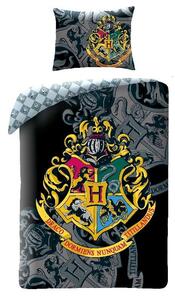 HALANTEX Povlečení Harry Potter black Bavlna, 140/200, 70/90 cm