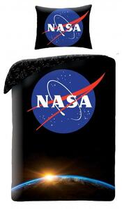 HALANTEX Povlečení NASA Black Bavlna, 140/200, 70/90 cm