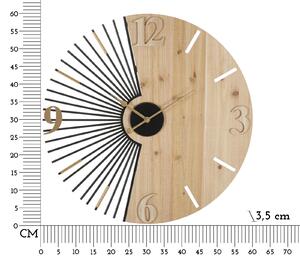 Nástěnné hodiny WORDY 60X3,5 cm