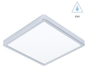 Eglo 99269 FUEVA 5 - LED stropní svítidlo vhodné do koupelny 28,5 x 28,5cm, 20W, 3000K, I44, lesklý chrom (Přisazené nízké stropní úsporné svítidlo)