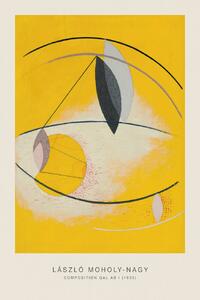Obrazová reprodukce Composition Gal Ab I (Original Bauhaus in Yellow, 1930) - Laszlo / László Maholy-Nagy, (26.7 x 40 cm)