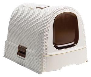 Toaleta Curver® LITTERBOX, Vintage, pre mačku domácu, 51x38x40 cm