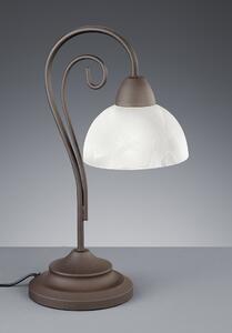 Trio Leuchten R5031-24 COUNTRY - Rustilkální stolní lampička 1 x E14, výška 40cm (Lampička s vypínačem na kabeli nejen k posteli)