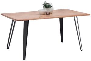 JÍDELNÍ STŮL, akácie, černá, barvy akácie, 160/90/77 cm Livetastic, Online Only