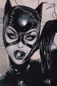 Umělecký tisk Catwoman - Black Suit, (26.7 x 40 cm)