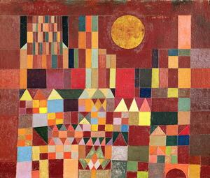 Klee, Paul - Obrazová reprodukce Castle and Sun, 1928, (40 x 35 cm)