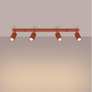 Brilagi - LED Bodové svítidlo CRESTO 4xGU10/10W/230V červená