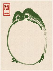 Obrazová reprodukce Japonská mrzutá ropucha, (30 x 40 cm)