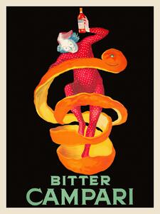 Obrazová reprodukce Bitter Campari (Vintage Bar Ad) - Leonetto Cappiello, (30 x 40 cm)