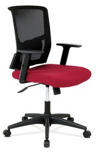 Kancelářská židle s houpacím mechanismem, vínová KA-B1012 BOR