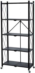 Regál Racks RAW5T, kovový, 5 police, 1630x720x340 mm, max. 50 kg/polica, prenosný