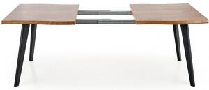 Rozkládací jídelní stůl DICKSON 150(210)x90 dub přírodní/černá