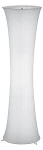 Trio Leuchten R40172001 GRAVIS - Stojací bílá textilní lampa 121,5 cm, 2 x E27 (Moderní stojací lampa na dvě žárovky)