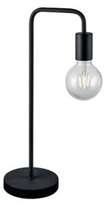 Trio Leuchten 508000132 DIALLO - Stolní retro lampička s vypínačem na kabelu 1 x E27, 51cm (Stolní černé svítidlo v retro stylu)