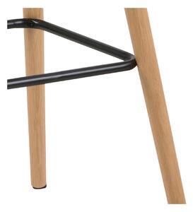 ACTONA Sada 2 ks − Barová židle Grace šedá 98 × 55 × 46.5 cm