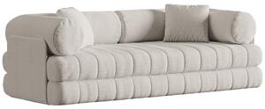-25 % Dny MOMENTI– Cosmopolitan Design Světle béžová bouclé rozkládací pohovka Kemi 206 cm